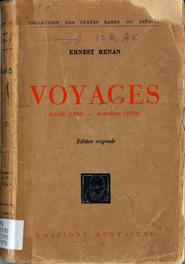 voyages L12 Québec   Édition électronique de , Italie (1849) — Norvège (1870) dErnest Renan 