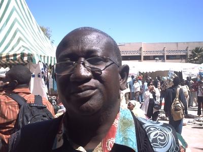 François Raoul Latouffe, membre CADTM Sénégal (C) Elhadji Babacar MBENGUE