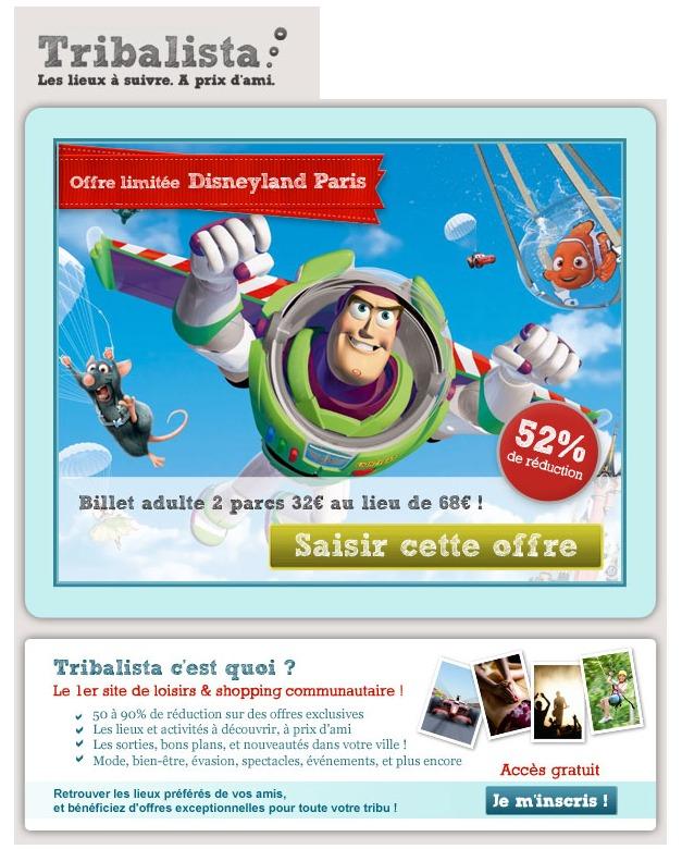 Emailing : Tribalista nous emmène à Disney