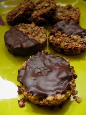 palets de flocons de sarrasin et de chocolat palets de flocons de sarrasin et de chocolat