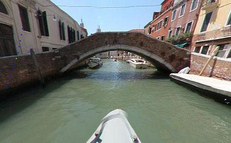Navigation virtuelle à Venise