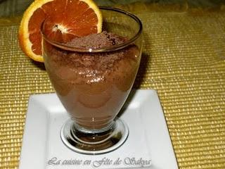 Mousse au chocolat noir à l’orange et crème d’érable
