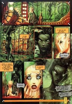 Planche intérieure du second volume du comics Sha
