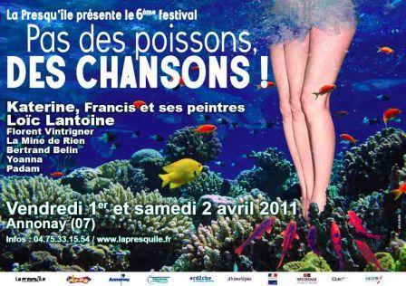 pas des poissons des chansons!, fév. 2011 pas des poissons des chansons!