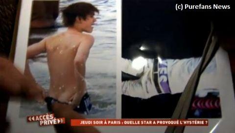 Justin Bieber ... Il montre ses fesses dans Accès privé