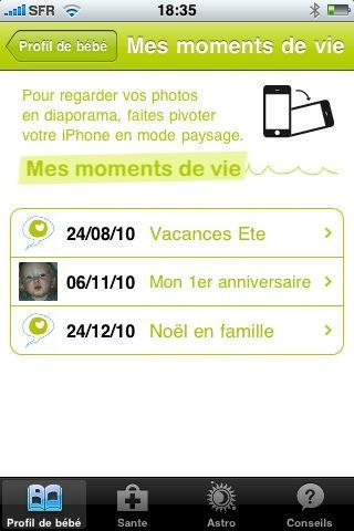 Capture d’écran iPhone 1