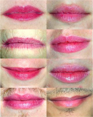 CRASH TEST : LE ROSE A LEVRES UNIVERSEL DE L'OREAL SUR 8 PAIRES DE LEVRES