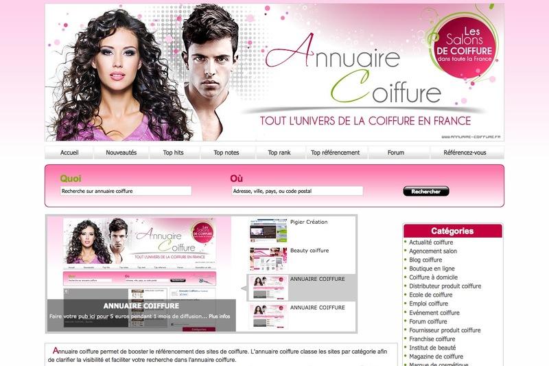 L'annuaire coiffure concentre l'univers de la coiffure sur internet !