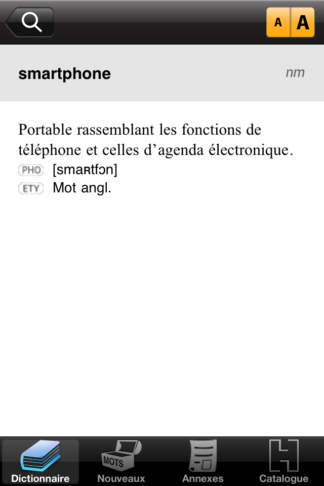 Dictionnaire illustré Hachette iPhone, iPod et iPad à venir