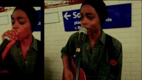 Irma ... Son concert improvisé dans le métro