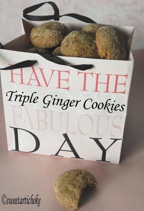 Triple Ginger Cookies – Biscuits aux trois gingembres