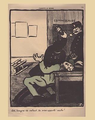 Félix Vallotton : Crimes et Châtiments. Assiette au Beurre, 1902.