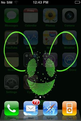 Thème « 4X4=12″ de Deadmau5 sur iphone...
