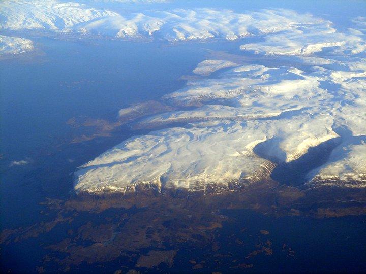 De magnifiques photos polaires : les vues d'avion de Dominique LANCASTRE.