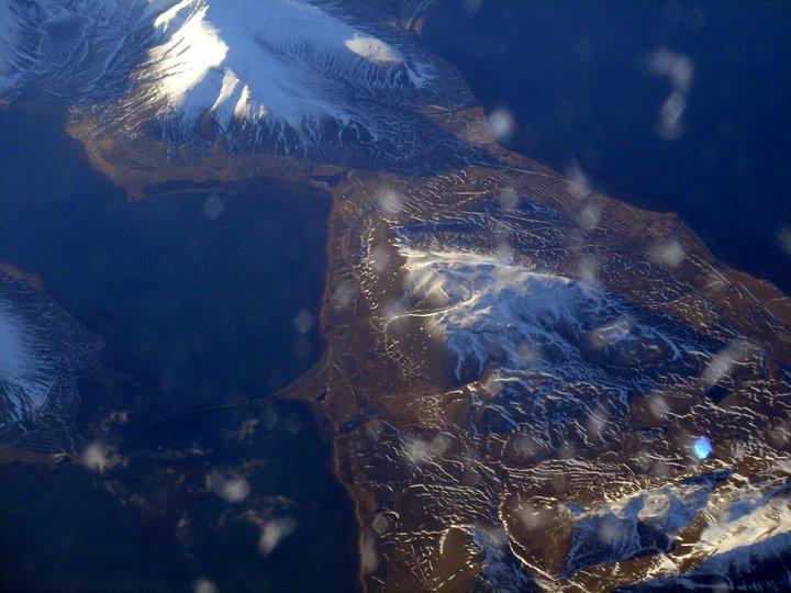 De magnifiques photos polaires : les vues d'avion de Dominique LANCASTRE.