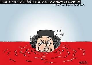 Kadhafi, t'es fini, le peuple t'a banni