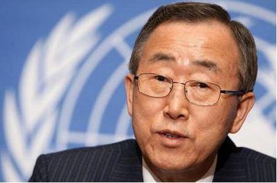 Le secrétaire général de l'ONU Ban Ki-moon. Photo (c) Yaiza Gómez