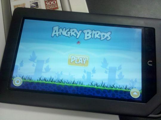 nook color angry birds Rooter la tablette Android Nook Color