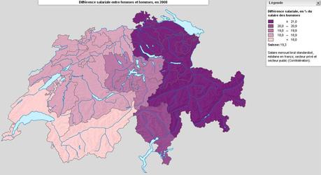 Salaires hommes – femmes : des différences plus importantes en Suisse alémanique