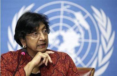 La Haute commissaire de l'ONU aux droits de l'homme, Navi Pilla. Photo (c) SIm Sanith