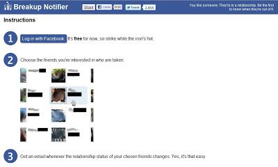 facebook breakup notifier