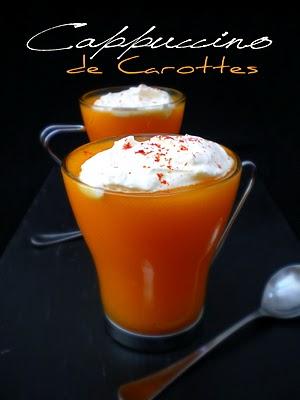 Cappuccino de carottes (1.5 pts ww)