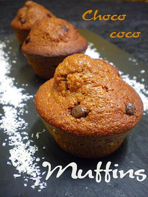 Muffins choco-coco (2.5 pts ww)