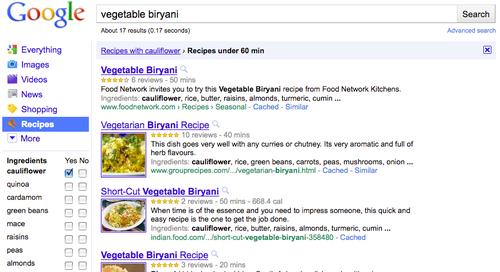 Google se lance dans la cuisine