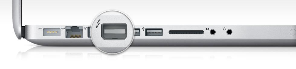 Thunderbolt arrive sur les MacBook Pro