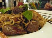 Nouilles chinoises boeuf gingembre