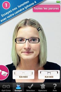 L'essayage virtuel de vos lunettes sur iPhone...