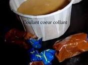 Coulant caramel coeur collant