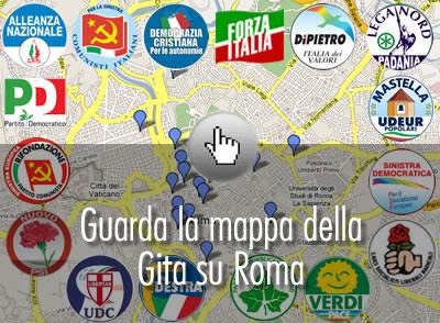 randonnée politique sur Rome, rome, rome en images, italie