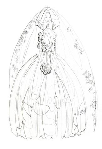 Des robes de mariée à croquer