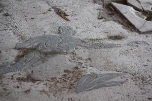 ostia antica 5 Mosaique trouvée au sol dans une des ruines