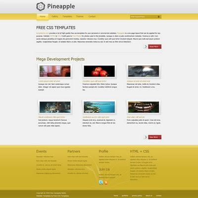 20 Beautiful High Quality CSS/XHTML Website Templates