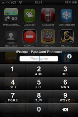 Protegez vos applications avec un mot de passe grâce à iProtect !