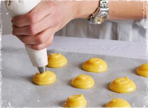 dressage des chouquettes sans gluten