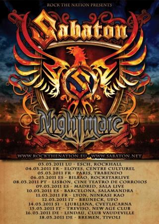 Sabaton concerts français