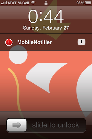 Tweak Cydia – MobileNotifier, la gestion améliorée des notifications push