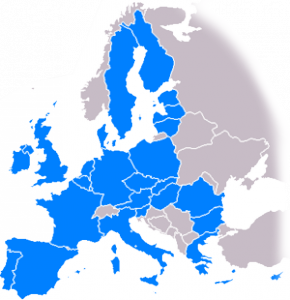 PIB/hab. régionaux européens 2008