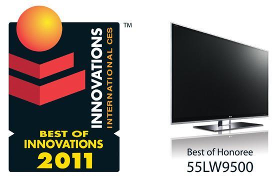 CES 2011 : LG récompensé dans de nombreuses catégories
