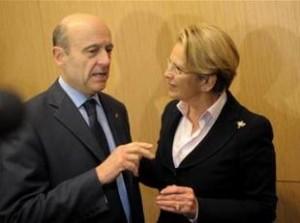 Alain Juppé et Michèle Alliot-Marie