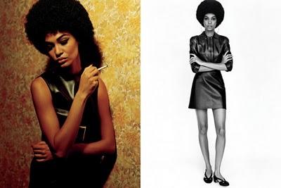 Joan Smalls joue les Foxy Lady dans V magazine