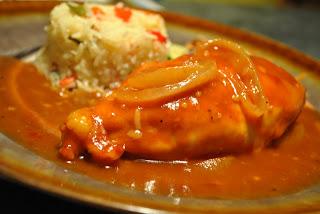 Poulet à l'érable tomaté