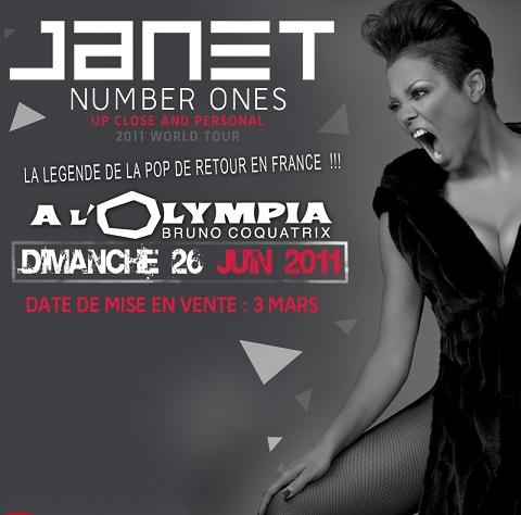 Janet Jackson à l’Olympia