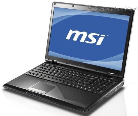 Ordinateur MSI CR630, efficace en toutes circonstances
