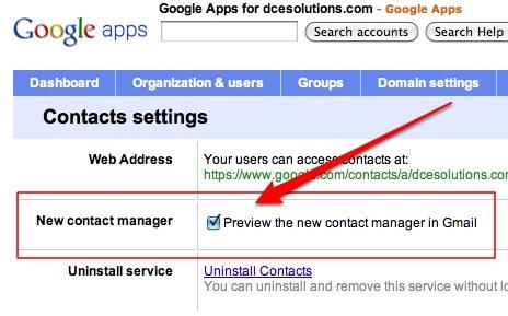 google apps contacts Google Apps: mise à jour de Gmail et de l’application Contacts