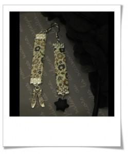 Boucles d'oreilles Black Swan