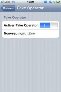 Fake Operator: changer le logo opérateur sous iOS 4.2.1